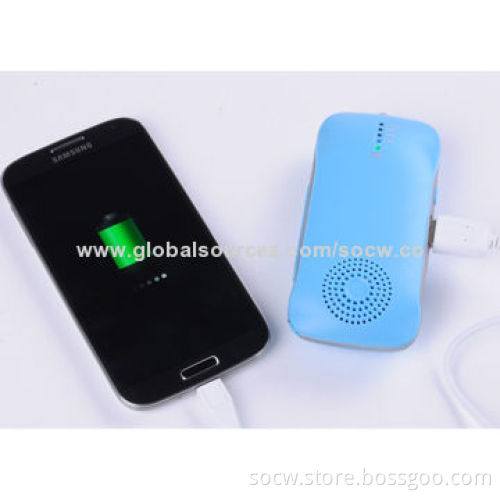 2,200mAh Mobile Phone Power Banks with Bluetooth Function, 100Hz-20kHz Frequency Response Range